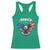 Bald Eagle Merica Racerback Tank Top USA American Flag Patriotic 4th of July - Wonder Print Shop