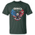 Bald Eagle Merica T Shirt USA American Flag Patriotic 4th of July - Wonder Print Shop