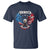 Bald Eagle Merica T Shirt USA American Flag Patriotic 4th of July - Wonder Print Shop