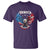 Bald Eagle Merica T Shirt USA American Flag Patriotic 4th of July - Wonder Print Shop