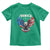 Bald Eagle Merica Toddler T Shirt USA American Flag Patriotic 4th of July - Wonder Print Shop
