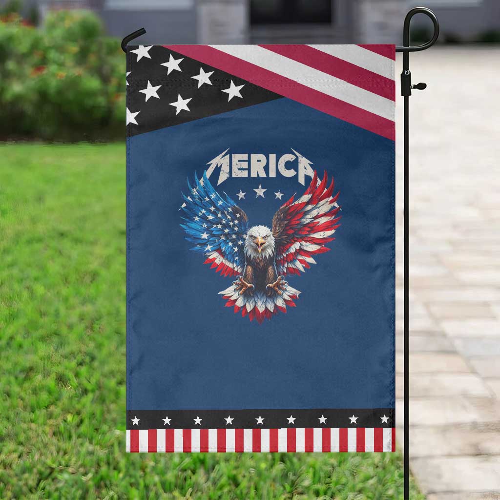 Bald Eagle Merica Garden Flag USA American Flag Patriotic 4th of July