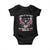 Land of the Free Because of the Brave Baby Onesie American Flag Patriotic Eagle 4th of July - Wonder Print Shop