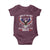 Land of the Free Because of the Brave Baby Onesie American Flag Patriotic Eagle 4th of July - Wonder Print Shop