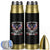 Land of the Free Because of the Brave Bullet Tumbler American Flag Patriotic Eagle 4th of July - Wonder Print Shop