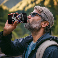 Land of the Free Because of the Brave 4 in 1 Can Cooler Tumbler American Flag Patriotic Eagle 4th of July - Wonder Print Shop