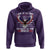 Land of the Free Because of the Brave Hoodie American Flag Patriotic Eagle 4th of July - Wonder Print Shop