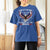 Land of the Free Because of the Brave T Shirt For Women American Flag Patriotic Eagle 4th of July - Wonder Print Shop