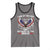 Land of the Free Because of the Brave Tank Top American Flag Patriotic Eagle 4th of July - Wonder Print Shop