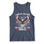 Land of the Free Because of the Brave Tank Top American Flag Patriotic Eagle 4th of July - Wonder Print Shop