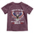 Land of the Free Because of the Brave Toddler T Shirt American Flag Patriotic Eagle 4th of July - Wonder Print Shop