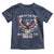 Land of the Free Because of the Brave Toddler T Shirt American Flag Patriotic Eagle 4th of July - Wonder Print Shop