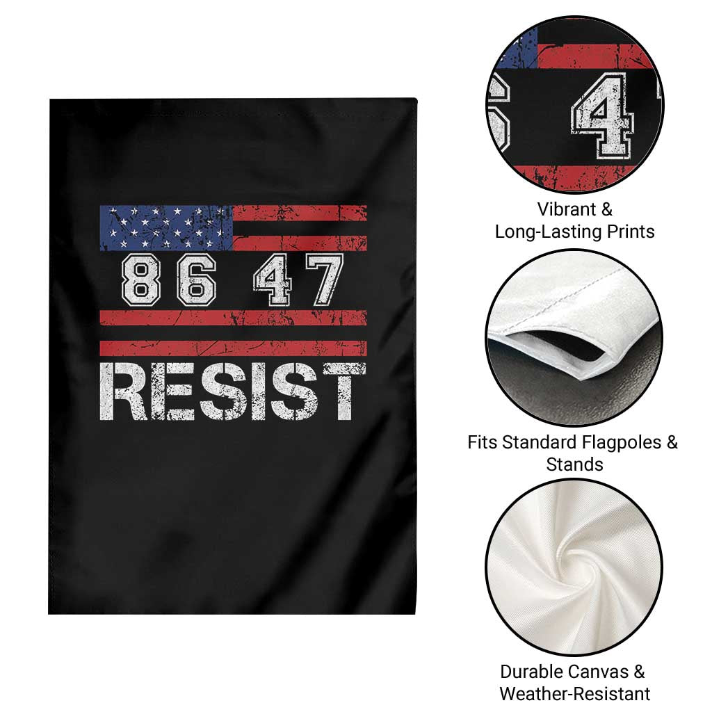 8647 Resist Garden Flag Retro Social Justice American Flag - Wonder Print Shop