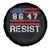 8647 Resist Spare Tire Cover Retro Social Justice American Flag - Wonder Print Shop