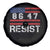 8647 Resist Spare Tire Cover Retro Social Justice American Flag - Wonder Print Shop