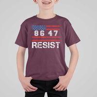 8647 Resist T Shirt For Kid Retro Social Justice American Flag - Wonder Print Shop