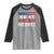 8647 Resist Raglan Shirt Retro Social Justice American Flag - Wonder Print Shop