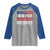 8647 Resist Raglan Shirt Retro Social Justice American Flag - Wonder Print Shop