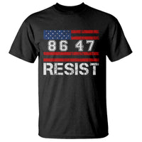 8647 Resist T Shirt Retro Social Justice American Flag - Wonder Print Shop