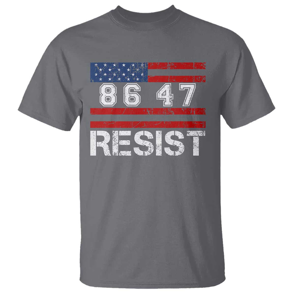 8647 Resist T Shirt Retro Social Justice American Flag - Wonder Print Shop