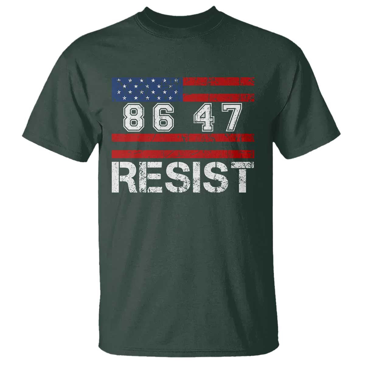 8647 Resist T Shirt Retro Social Justice American Flag - Wonder Print Shop