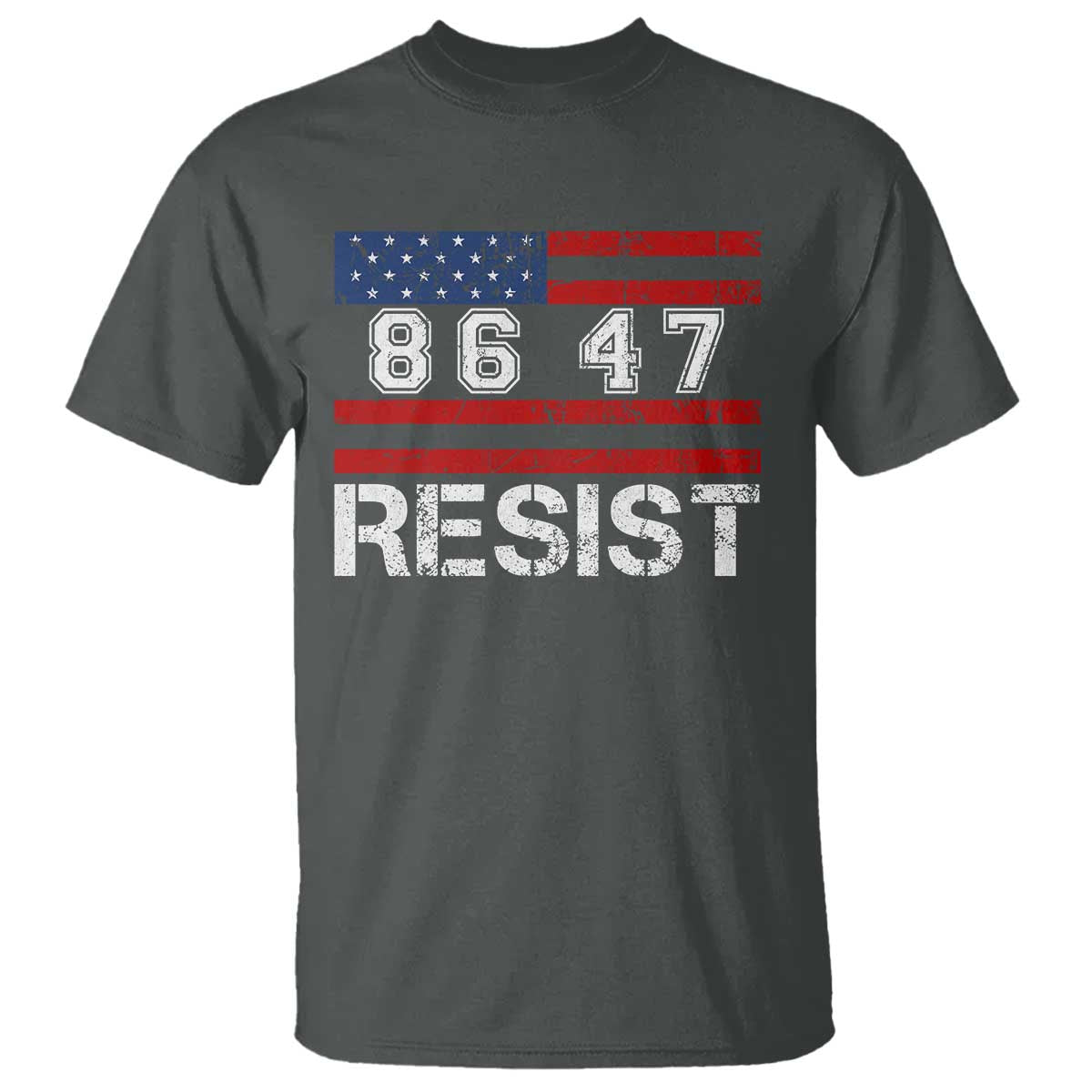 8647 Resist T Shirt Retro Social Justice American Flag - Wonder Print Shop