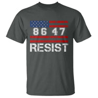 8647 Resist T Shirt Retro Social Justice American Flag - Wonder Print Shop