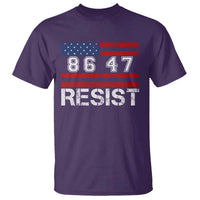 8647 Resist T Shirt Retro Social Justice American Flag - Wonder Print Shop