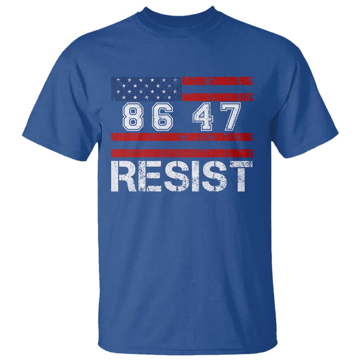 8647 Resist T Shirt Retro Social Justice American Flag - Wonder Print Shop