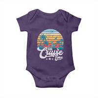 On Cruise Time Baby Onesie Retro Summer Vacation Cruising - Wonder Print Shop
