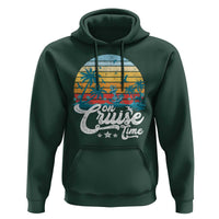 On Cruise Time Hoodie Retro Summer Vacation Cruising - Wonder Print Shop