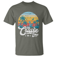 On Cruise Time T Shirt Retro Summer Vacation Cruising - Wonder Print Shop