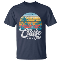 On Cruise Time T Shirt Retro Summer Vacation Cruising - Wonder Print Shop