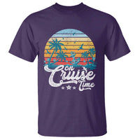 On Cruise Time T Shirt Retro Summer Vacation Cruising - Wonder Print Shop
