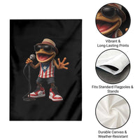 Coqui Puerto Rican Flag Garden Flag Taino Boricua Frog Singing - Wonder Print Shop