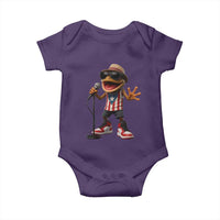 Coqui Puerto Rican Flag Baby Onesie Taino Boricua Frog Singing - Wonder Print Shop