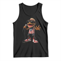 Coqui Puerto Rican Flag Tank Top Taino Boricua Frog Singing - Wonder Print Shop