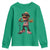 Coqui Puerto Rican Flag Youth Sweatshirt Taino Boricua Frog Singing - Wonder Print Shop