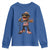 Coqui Puerto Rican Flag Youth Sweatshirt Taino Boricua Frog Singing - Wonder Print Shop