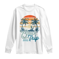 Beach Trip 2025 Long Sleeve Shirt Summer Vacation Vintage 70's Retro TS10
