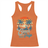 Beach Trip 2025 Racerback Tank Top Summer Vacation Vintage 70's Retro TS10