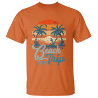 Beach Trip 2025 T Shirt Summer Vacation Vintage 70's Retro TS10