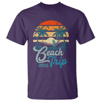Beach Trip 2025 T Shirt Summer Vacation Vintage 70's Retro TS10