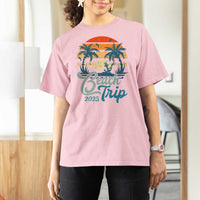 Beach Trip 2025 T Shirt For Women Summer Vacation Vintage 70's Retro TS10