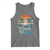 Beach Trip 2025 Tank Top Summer Vacation Vintage 70's Retro - Wonder Print Shop