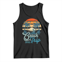 Beach Trip 2025 Tank Top Summer Vacation Vintage 70's Retro - Wonder Print Shop