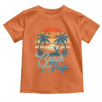 Beach Trip 2025 Toddler T Shirt Summer Vacation Vintage 70's Retro TS10