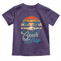 Beach Trip 2025 Toddler T Shirt Summer Vacation Vintage 70's Retro TS10