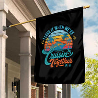 Cruising Matching Garden Flag I Love It Cruisin Together Cruise Squad - Wonder Print Shop