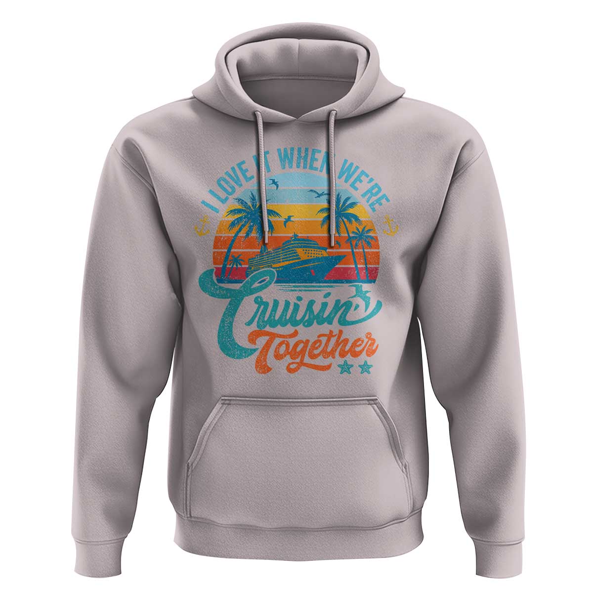 Cruising Matching Hoodie I Love It Cruisin Together Cruise Squad - Wonder Print Shop